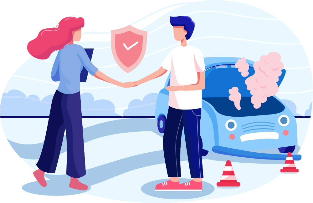 Uninsured/Underinsured Motorist Coverage graphic